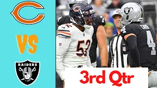 Las Vegas Raiders vs. Chicago Bears  Full Highlights 3rd QTR | NFL Week 7, 2023