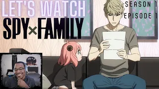 Let's Watch SPY x FAMILY: Season 1 Episode 1 [REACTION LINK + DISCUSSION]