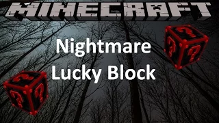 NIGHTMARE LUCKY BLOCK MOD - MINECRAFT 1.8 (MOD SHOWCASE)