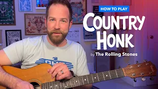 Country Honk by Rolling Stones – Acoustic Guitar Lesson with Chords, Strumming, and Riffs