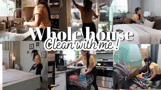 Whole house clean with me | Realistic cleaning motivation!