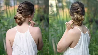 Knotted Braid Updo | Homecoming Hair | Cute Girls Hairstyles