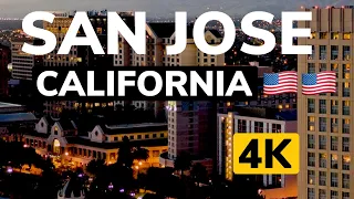 SAN JOSE CALIFORNIA 4K AT NIGHT SATURDAY#sanjose #california #siliconvalley #usa
