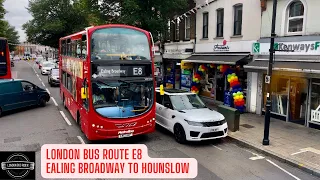 Exploring West London by riding Double Decker Bus E8 Welcome aboard