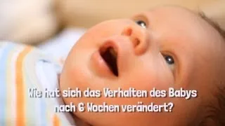 Das Verhalten des Babys in den ersten 6 Wochen!