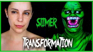 Slimer Fantasy makeup transformation | Silvia Quiros