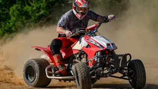 ATV Flat Track Racing 2024 | 421TT Salisbury Heat Race | GoPro Hero 10