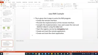 Lec06 RMI - Remote Method Invocation Network Programming