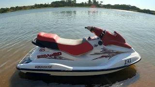 Testando JET SKI SEA DOO GS depois das manutenções no carburador e válvula rotativa