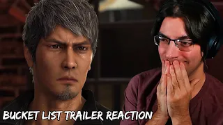 Like A Dragon: Infinite Wealth Bucket List Trailer REACTION