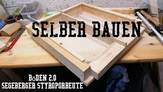 Böden 2.0 für Segeberger Styroporbeute selber bauen. Bienen. Imkern. Basteln. DIY