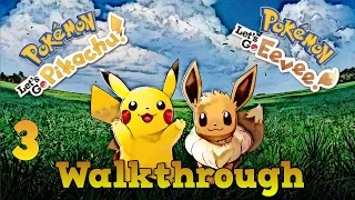 Pokemon Let's go Eevee & Pikachu: Walkthrough 03 - Route 3, Route 4 & Mt. Moon