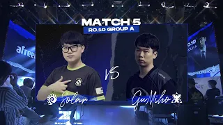 [2022 GSL Season 3] Ro.10 | Группа A | Матч 5: Solar (Z) vs. GuMiho (T)