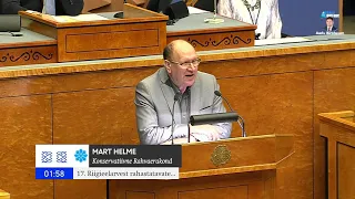 Mart Helme: Me oleme vaesunud, vaatamata nendele samadele euromiljarditele, mida me oleme saanud