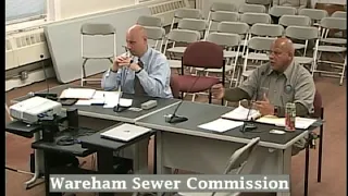 Wareham Sewer Commissioners Meeting 5-16-2019