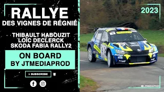 Rallye des Vignes de Régnié 2023 - ES5 - Habouzit-Declerck - Skoda Fabia Rally2 - On-Board