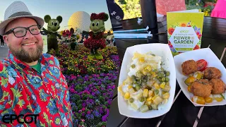 Epcot Flower & Garden Festival | Trying 20 Food & Drink Items With Friends | Walt Disney World