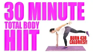 30 Minute Total Body HIIT 🔥Burn 430 Calories! 🔥