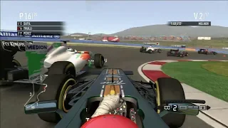 F1 2011-JARNO TRULLI/TEAM LOTUS/TURKISH GP/GAMEPLAY PS3