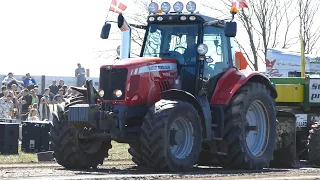 Massey Ferguson 6499, 7495, 7726, 8250, 8260, 8270, 8480, 8737 Doing some Tractor Pulling