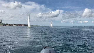 Stryno - Nyborg mit Folkeboot Oliese