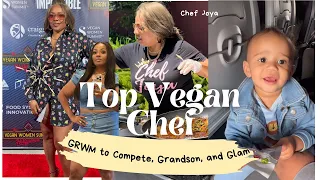 Competing for Top Vegan Chef in Hollywood: Behind the scenes, flying with a Baby, and The Red Carpet