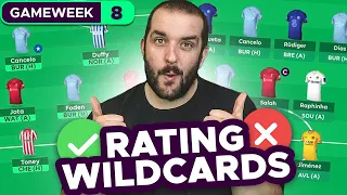 FPL: RATING YOUR GAMEWEEK 8 WILDCARDS | Fantasy Premier League Tips 2021/22