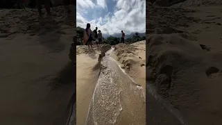 Brazilians Connect Lake to Ocean! HOW a RIVER WAVE FORMS with @jlskim5170 #shorts #skimboarding