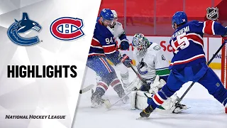 Canucks @ Canadiens 3/20/21 | NHL Highlights