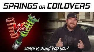 Lowering Springs vs Coilovers | Which Is Right For Your Build?