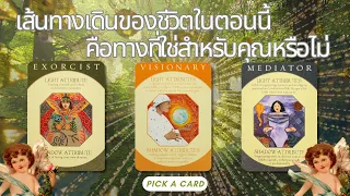 Pick A Card I เส้นทางเดินของชีวิตในตอนนี้ คุณเดินมาถูกทางแล้วหรือยัง I Tarot Reading 🚶🚶‍♀️🧭