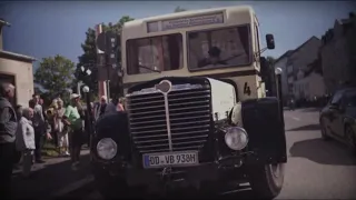 Sehr alter Bus heute in Chemnitz  was für ein Sound   Büssing 900N Bj. 1938