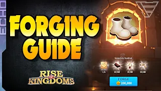 How To Craft / Forge Equipment in Rise of Kingdoms - New Players Guide