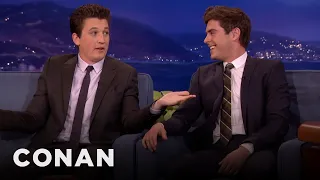 Zac Efron & Miles Teller Swap Viagra Stories | CONAN on TBS