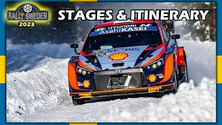 Rally Sweden 2023 : Stages