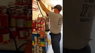 Water Fire Extinguisher Fill System