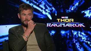 Thor: Ragnarok: Chris Hemsworth "Thor" Official Movie Interview | ScreenSlam