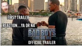 Bad Boys:  RIDE OR DIE FIRST TIME REACTION TRAILER