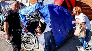 Major Clean-up at Homeless Encampments in Venice