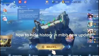 how to hide your mobile legends history in 2023 | mlbb new update | hide your history in ml