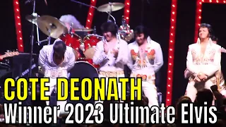 Cote Deonath Wins the 2023 Ultimate Elvis Tribute Artist Competition Memphis Tennessee