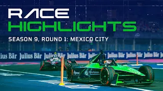 RACE HIGHLIGHTS - Mexico E-Prix: Round 1 | Season 9