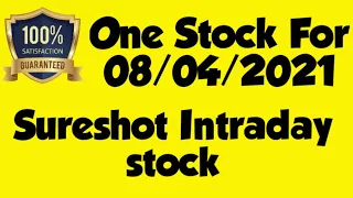 Best Intraday Stocks for Tomorrow | 08 April 2021 | Intraday Trading with Guaranteed Stocks