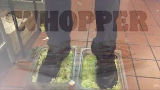 Whopper Ad, But Its Foot Lettuce