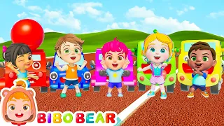 Super Color Car Head Shoulders Knees And Toes | детские песни Nursery Rhymes | Baby & Kids Songs