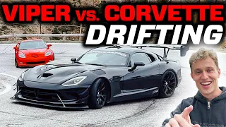 DODGE VIPER VS. CORVETTE Z06 - TEARING UP EUROPEAN MOUNTAINROADS