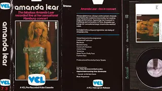 AMANDA LEAR✨"LIVE IN CONCERT👄HAMBURG/PARIS" 1980🎬📼 LIVE SHOW VIDEO Electronic Disco Rock '70s '80s