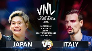 Japan vs Italy | Men's VNL 2023