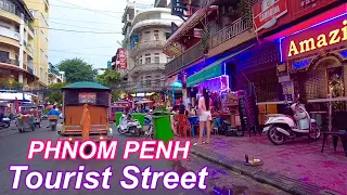 Phnom Penh Street Scene & Enjoy Evening Tour Around Tourist Street