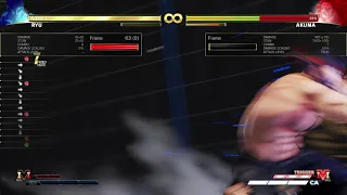 Ryu can stun in one combo